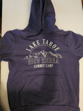 Lake Tahoe High Sierra Summit Camp Hoodie Old Navy Mens Large